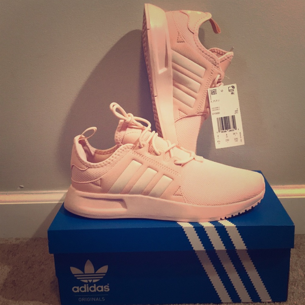 ✨Size 4.5 (Kids) Icey Pink X_PLR Adidas✨